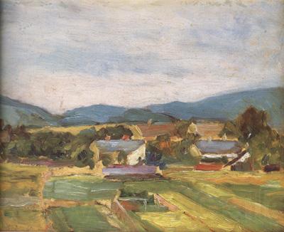 Egon Schiele Landscape in Lower Austria (mk12)